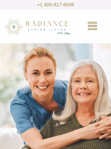 Radiance Senior Living at The Village website