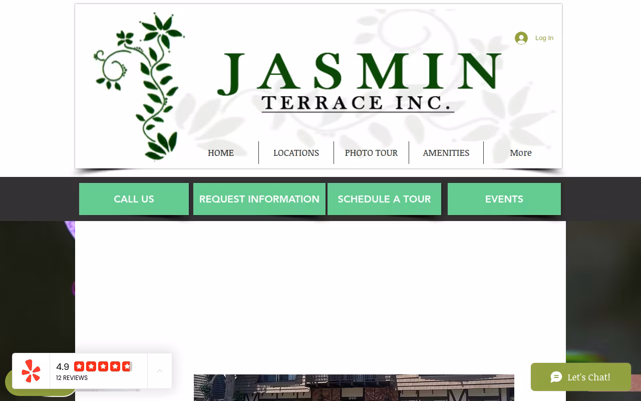 Jasmin Terrace at El Molino website