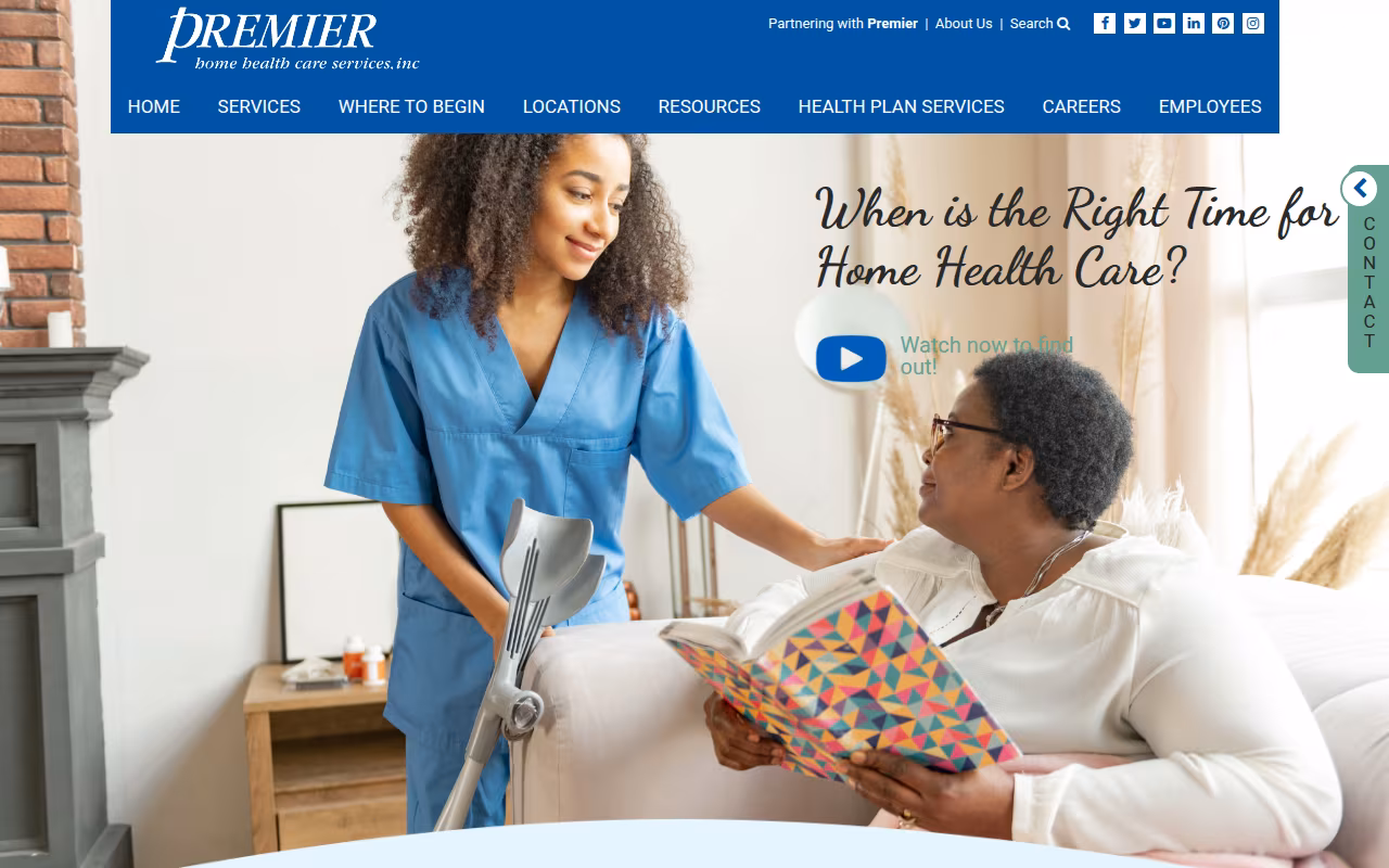 Premier Home Health Care Services, Inc Care Management Unit North website