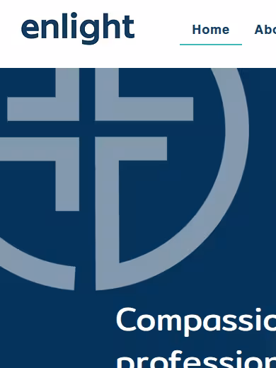 Enlight Hospice & Palliative Care website