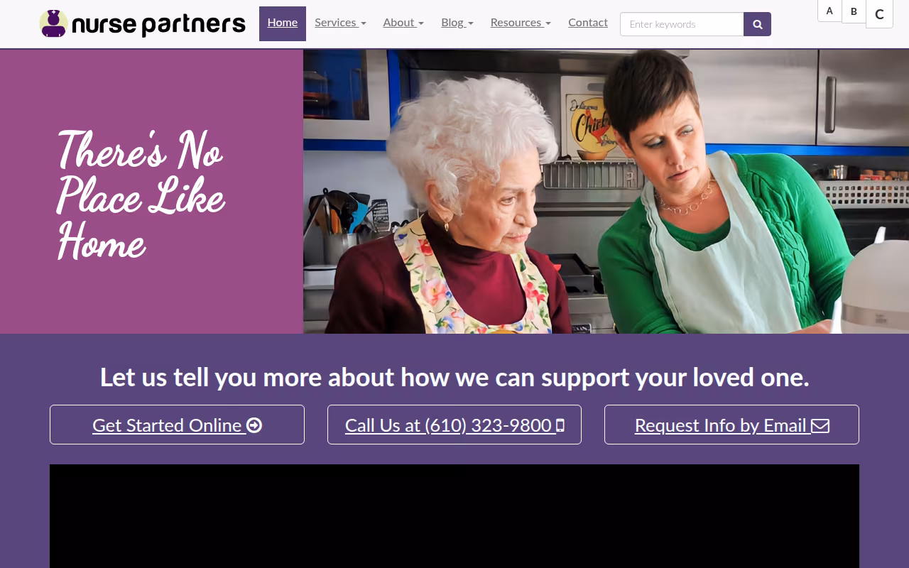 NursePartners website