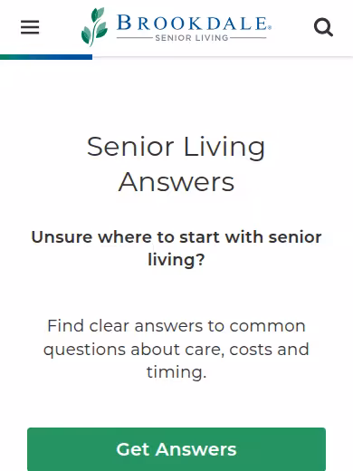 Brookdale Senior Living - Milwaukee Office website