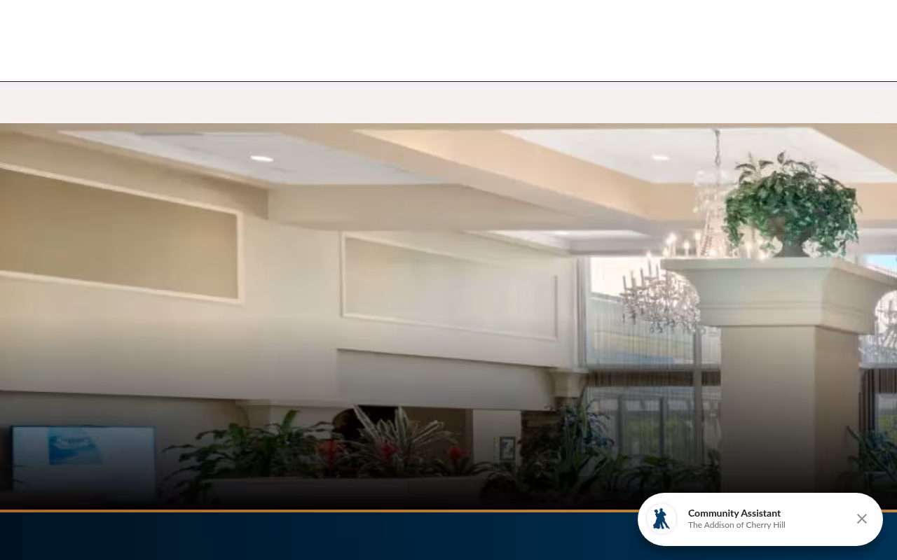 The Addison of Cherry Hill website