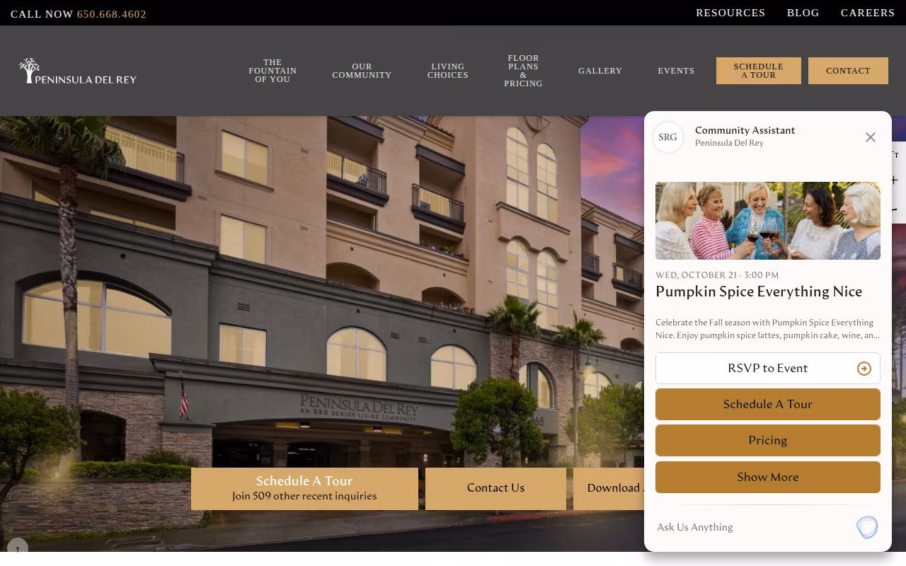 Peninsula Del Rey website