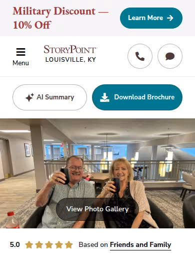 StoryPoint Louisville East website