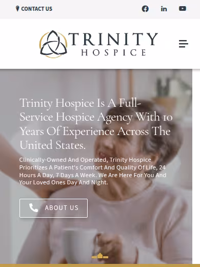 Trinity Hospice website