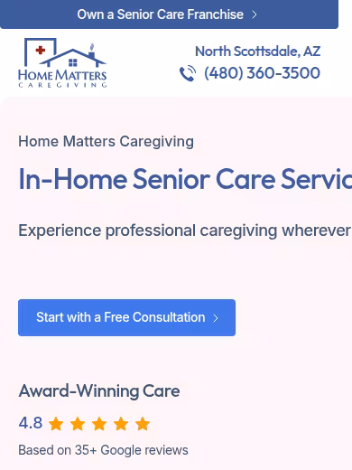 Home Matters Caregiving website