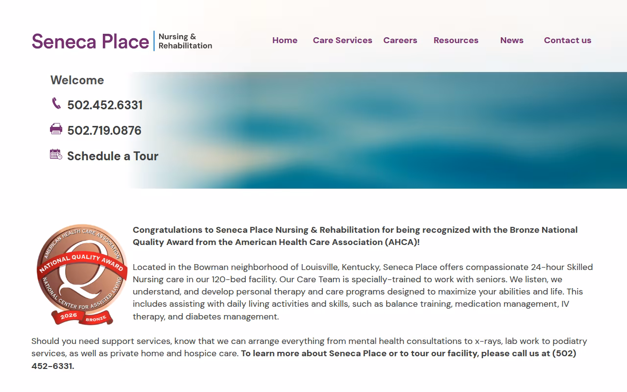 Seneca Place website