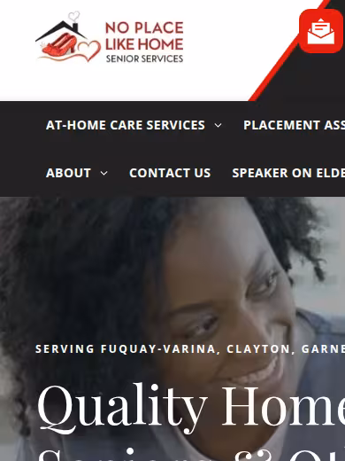No Place Like Home Senior Services website
