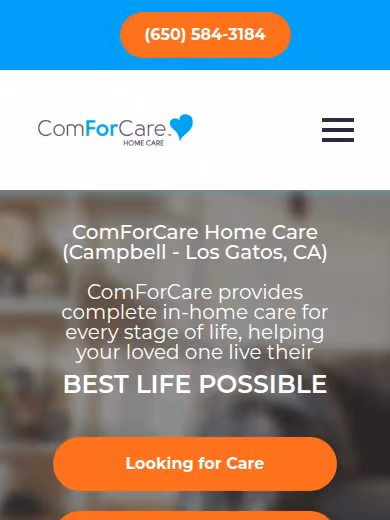 ComForCare Home Care website