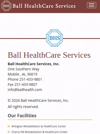 Eastview Rehabilitation & Healthcare Center website