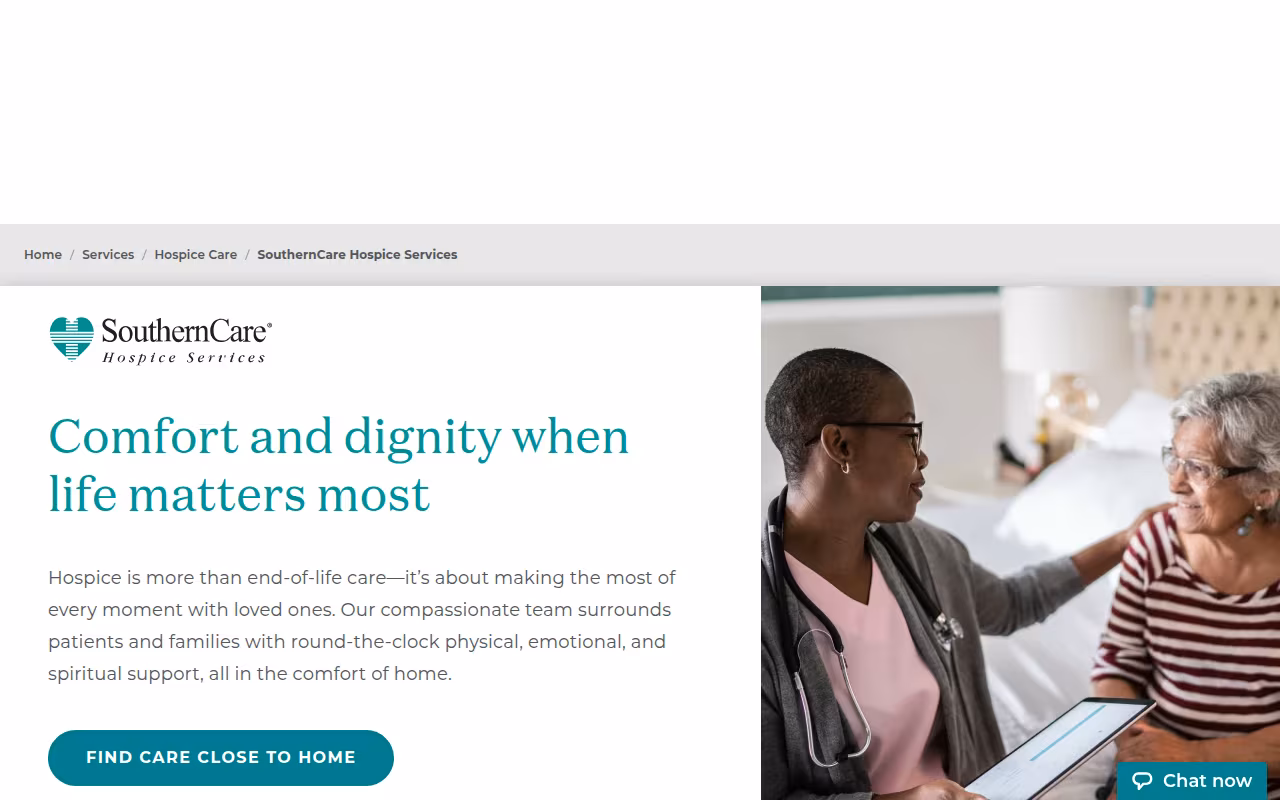 SouthernCare website