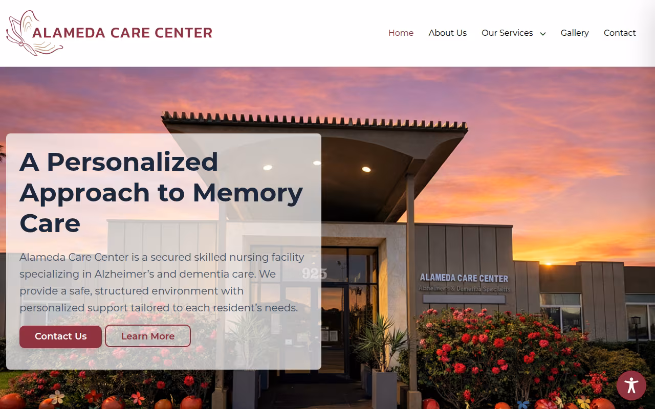 Alameda Care Center website