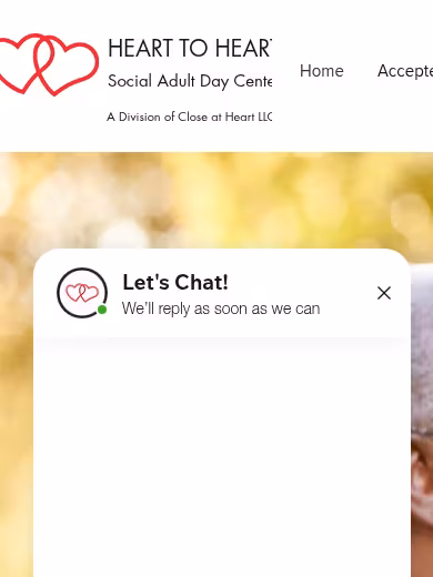 Heart To Heart Social Adult Day Service website