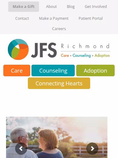 Jewish Family Services of Richmond website