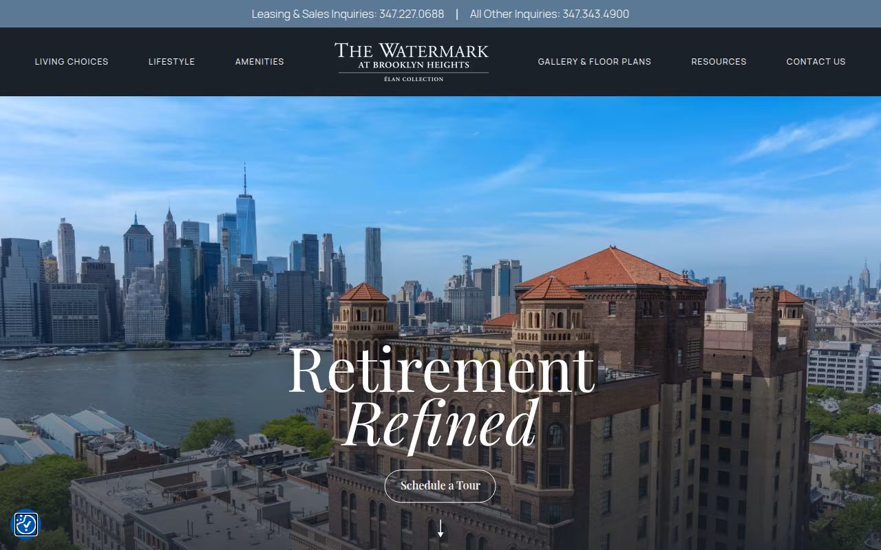 The Watermark at Brooklyn Heights website