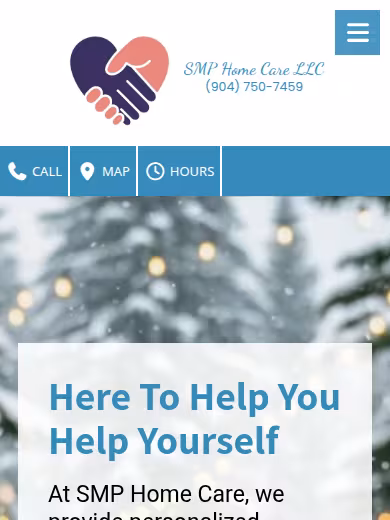 SMP Home Care website