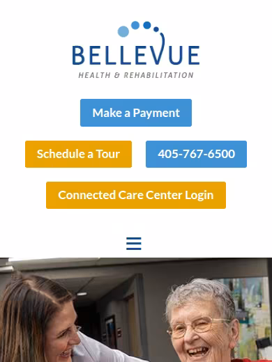 Bellevue Health & Rehab Center website