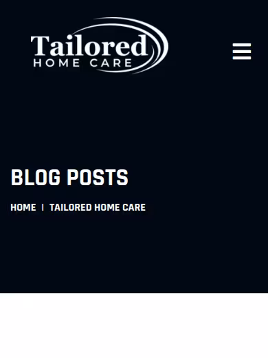 Tailored Home Care Services website