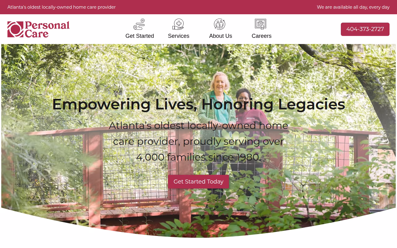 Personal Care, Inc. website