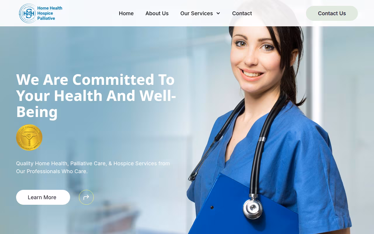Hollywood Home Health, Hospice, and Palliative Care Services website