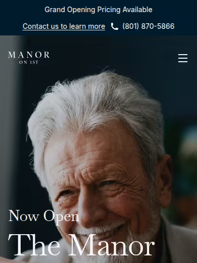 Manor on 1st website