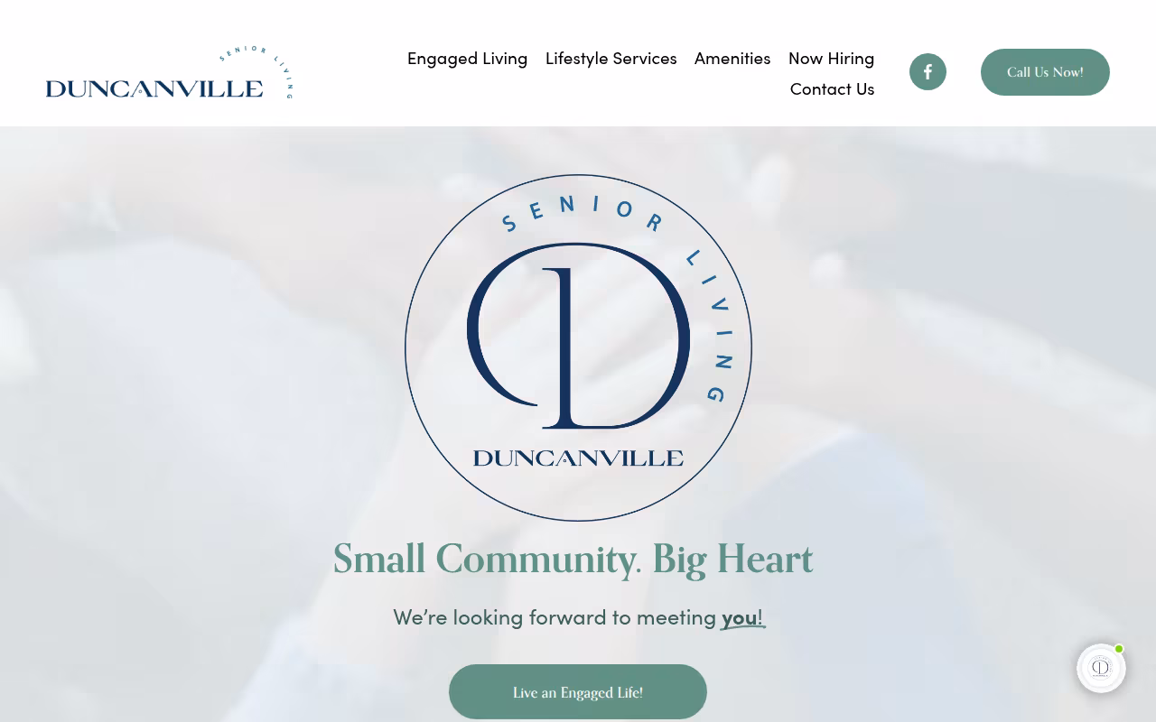 Duncanville Senior Living website