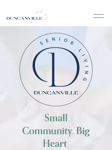 Duncanville Senior Living website
