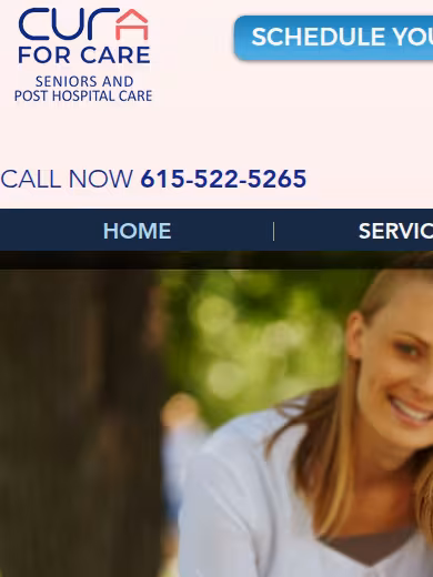 Cura For Care | Nashville, Tennessee website