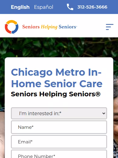 Seniors Helping Seniors Chicago Metro website