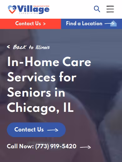 Village Caregiving website