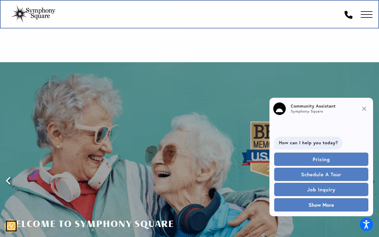 Symphony Square website
