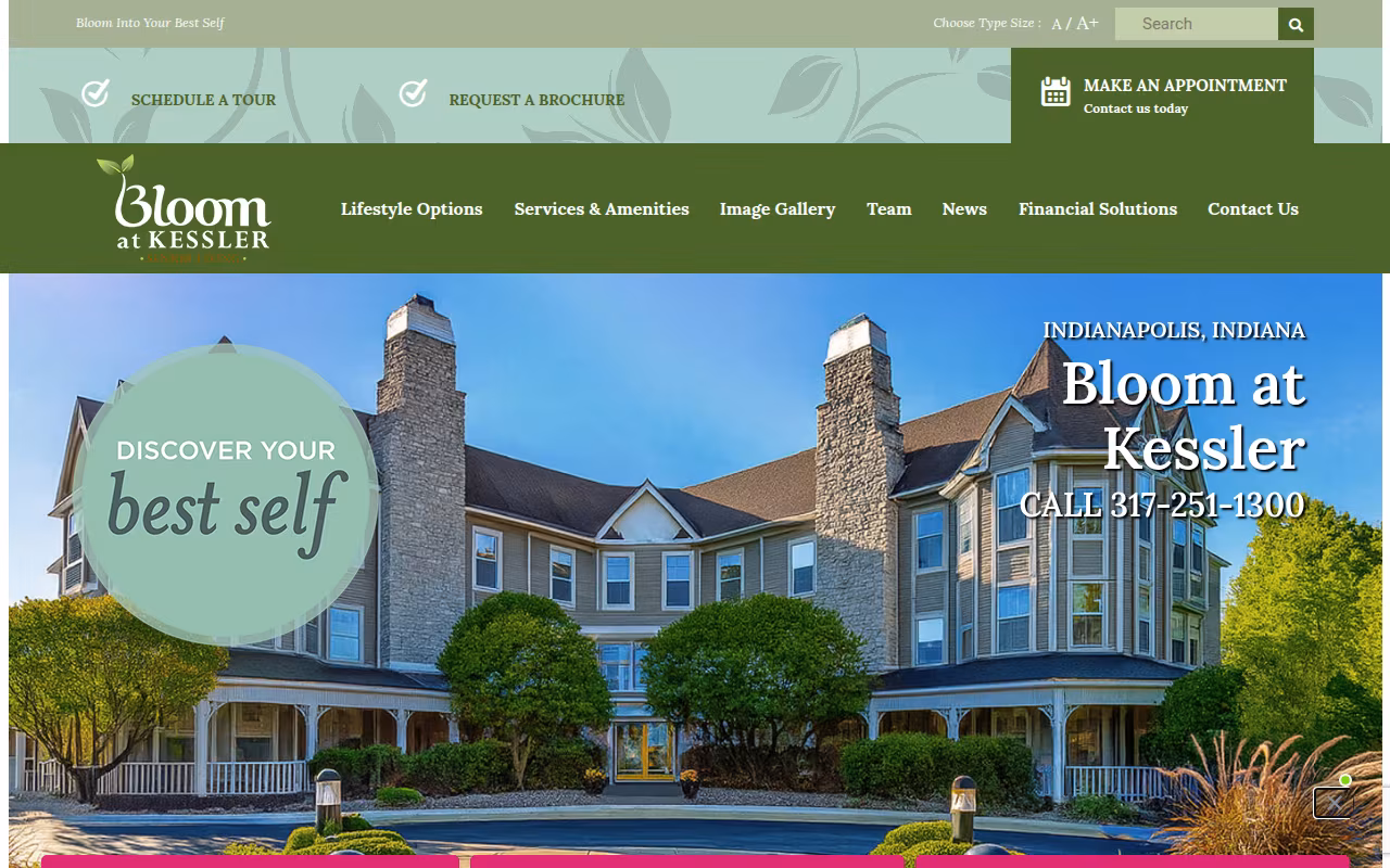 Bloom at Kessler website