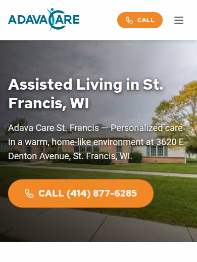 Adava Care of St. Francis II website