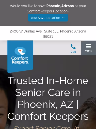 Comfort Keepers website