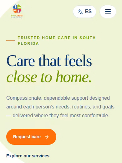 365care Home Health Agency website