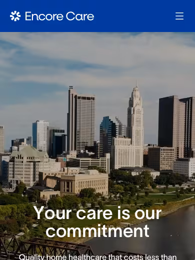 Encore Care website