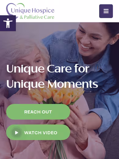 Unique Hospice and Palliative Care website