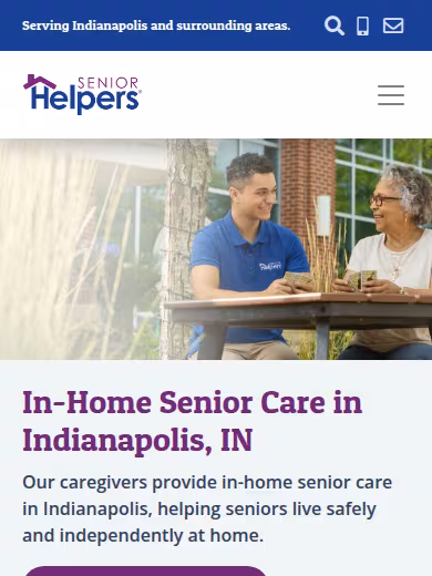 Senior Helpers website