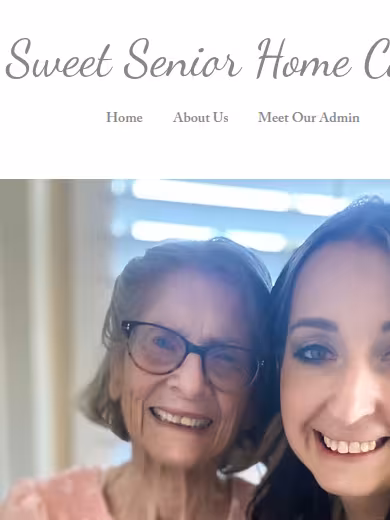 Sweet Senior Home Care website