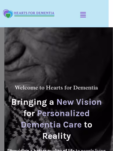 Hearts For Dementia website