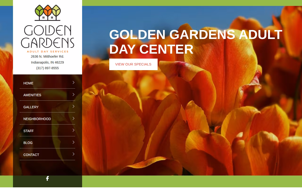 Golden Gardens website