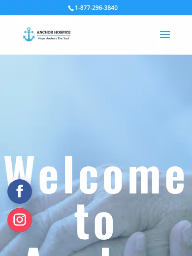 Anchor Hospice website