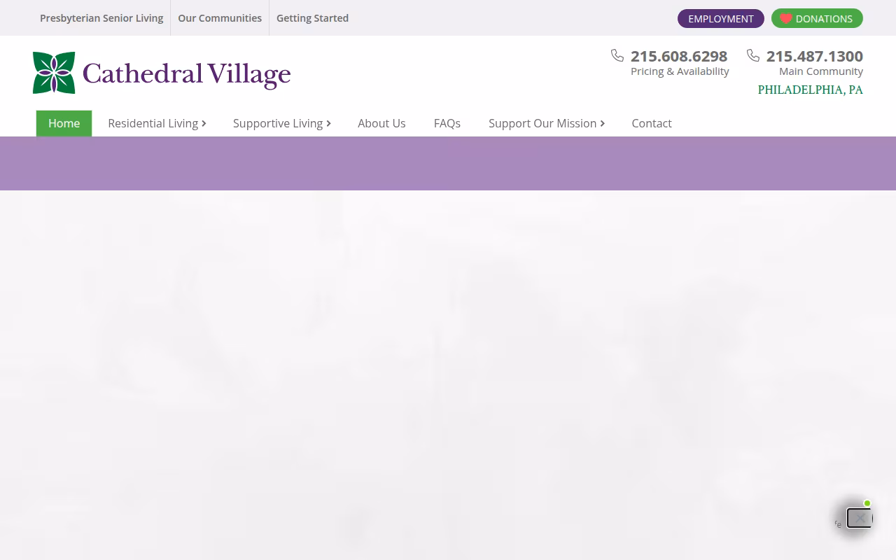 Cathedral Vlilage website
