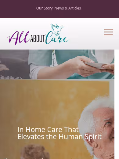 All About Care Service LLC website
