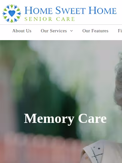 Home Sweet Home Senior Care website