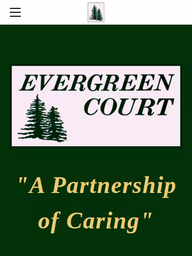 Evergreen Court Adult Day Services website