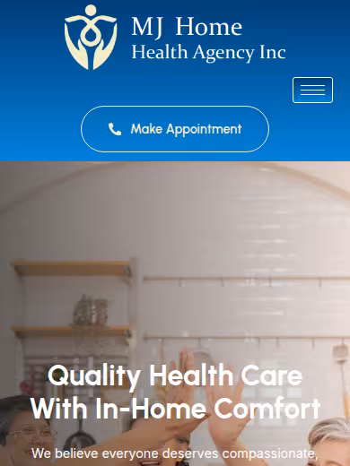 M J Home Health Agency Inc website