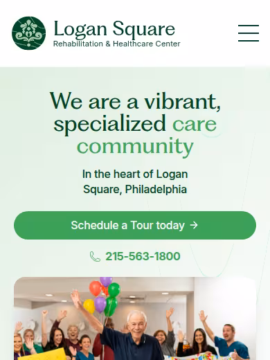 Logan Square Rehabilitation & Healthcare Center website