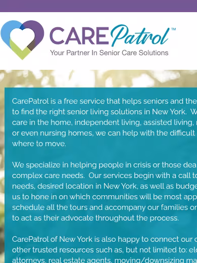 CarePatrol of Manhattan website
